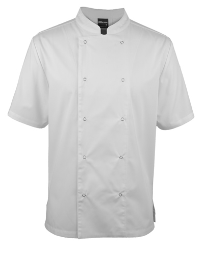 5CJS JB's S/S SNAP BUTTON CHEFS JACKET